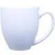 Glossy Ceramic Bistro Mug, 15 oz. - White & Natural