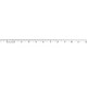 Enamel Wood Ruler, 12"