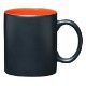 Cosmic Black Ceramic Mug, 11oz.