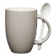 Ceramic Mug & Spoon Set, 12oz.