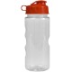 Finger Grip Tritan™ Translucent Bottle, 22oz. - Flip Top Lid