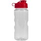 Finger Grip Tritan™ Translucent Bottle, 22oz. - Flip Top Lid