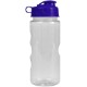 Finger Grip Tritan™ Translucent Bottle, 22oz. - Flip Top Lid