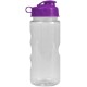 Finger Grip Tritan™ Translucent Bottle, 22oz. - Flip Top Lid