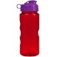 Finger Grip Tritan™ Translucent Bottle, 22oz. - Flip Top Lid