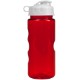 Finger Grip Tritan™ Translucent Bottle, 22oz. - Flip Top Lid