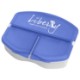 Tri-Minder Pocket Pill Box, Three Compartment