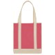 Two Tone Non-Woven Shopper Tote