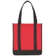 Two Tone Non-Woven Shopper Tote