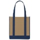 Two Tone Non-Woven Shopper Tote
