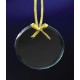 Round Jade Ornament - Deep Etched