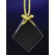 Diamond Shaped Jade Ornament - Deep Etched