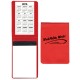 Vinyl Memo Book w/ 2-Year Calendar, 30 Pages, 3" x 4-1/2"
