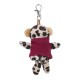 Leopard Wild Bunch Plush Key Tag