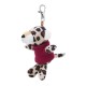 Leopard Wild Bunch Plush Key Tag