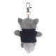 Wolf Wild Bunch Plush Key Tag