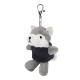 Wolf Wild Bunch Plush Key Tag