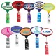 Jumbo Oval Retractable Badgeholder, Alligator Clip
