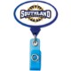 Jumbo Oval Retractable Badgeholder, Alligator Clip