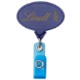 Jumbo Oval Retractable Badgeholder, Alligator Clip