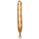 Cotton Lanyard with Metal Crimp & Metal Split-Ring - 3/4"