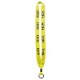 Cotton Lanyard with Metal Crimp & Metal Split-Ring - 3/4"