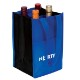 Non-Woven Four Bottle Wine Bag