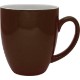 Duo-Tone Bistro Ceramic Mug, 16oz.