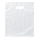 Frosted Brite Plastic Take Home Bag, 12" x 15"