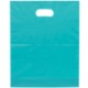 Frosted Brite Plastic Take Home Bag, 12" x 15"