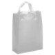 Frosted Shopper Plastic Bag, 8" x 10"