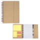 Recycled Magnetic Journal Book w/ Sticky Notes, 5-3/4" x 7-1/4"