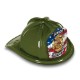 Chief's Choice Kid's Firefighter Hat, Patriotic Maltese Design, Stock