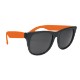 Vibrant Trim Rubberized Sunglasses