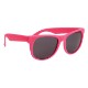 Vibrant Trim Rubberized Sunglasses