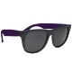 Vibrant Trim Rubberized Sunglasses