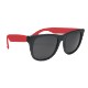 Vibrant Trim Rubberized Sunglasses