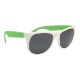 Vibrant Trim Rubberized Sunglasses