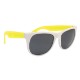 Vibrant Trim Rubberized Sunglasses