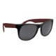 Vibrant Trim Rubberized Sunglasses