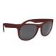 Vibrant Trim Rubberized Sunglasses