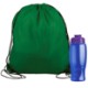 Drawstring Polyester Backpack with Bottle, 27 oz.