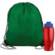 Drawstring Polyester Backpack with Bottle, 27 oz.