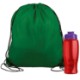 Drawstring Polyester Backpack with Bottle, 27 oz.