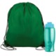 Drawstring Polyester Backpack with Bottle, 27 oz.