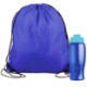 Drawstring Polyester Backpack with Bottle, 27 oz.