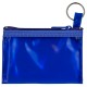 Key Ring Translucent Zippered Pouch