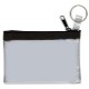 Key Ring Translucent Zippered Pouch