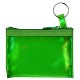 Key Ring Translucent Zippered Pouch