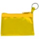 Key Ring Translucent Zippered Pouch